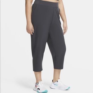 NWT NIKE Bliss Luxe Training Pants In Dark Smoke Grey Sz 2X